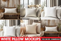 White Pillow Mockup,Mockup,Pillow Mockup Home Decor Designs Product Image 1