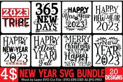New Year SVG Mega Bundle , Happy New Year SVG MEGA Bundle Product Image 6