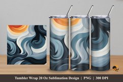 Whirlpool Tumbler Wrap Sublimation Design 5 Product Image 1
