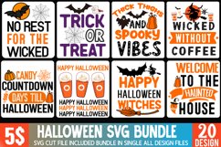 Halloween SVG bundle,Halloween Sublimation PNG,Spooky Product Image 1