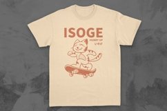 Isoge Vintage Japanese T-shirt Design Product Image 1