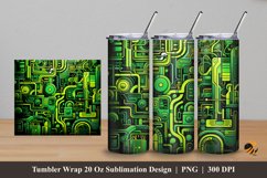 Machine System Tumbler Wrap Sublimation Design 5 Product Image 1