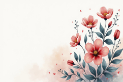 Pink Floral Background Product Image 1