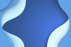 Abstract Blue Waves Background Wallpaper Product Image 1