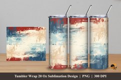 Retro Paint Tumbler Wrap Sublimation Design 5 Product Image 1
