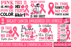 Breast Cancer SVG Bundle|Awareness Month SVG Bundle Product Image 1
