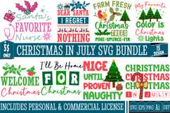 Christmas SVG Bundle,Christmas in July SVG Bundle Product Image 1