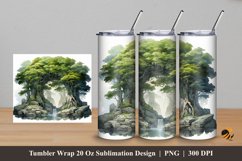 Big Edelweiss Tumbler Wrap Sublimation Design 5 Product Image 1