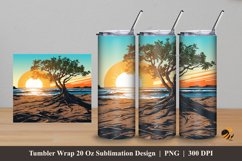 Mangrove Tumbler Wrap Sublimation Design 5 Product Image 1