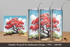 Scenic Splendor Tumbler Wrap Sublimation Design 5 Product Image 1
