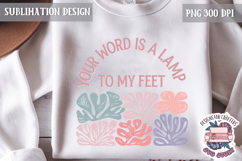 Bible Quote Sublimation Design Jesus Cross Modern Abstracts Product Image 1