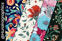 Blouse Fabric Digital Papers Bundle Product Image 5