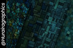 Abstract Teal Digital Papers Bundle Product Image 5
