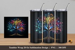 Fantasy Mangrove Tumbler Wrap Sublimation Design 5 Product Image 1