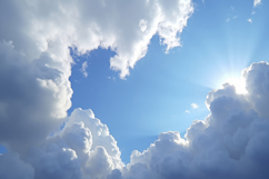 Clouds With Blue Sky Background Product Image 1