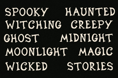 Midnight Spell | Whimsical Witchy Halloween Font Product Image 6
