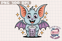 Halloween Kawaii Cute Clipart PNG Funny Ghost Design Product Image 1