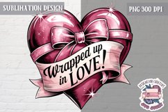 Valentine Quote Symbol Love Sublimation Design PNG Heart Product Image 1