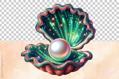 Pearl Shell Clipart - 04 Variation Product Image 5