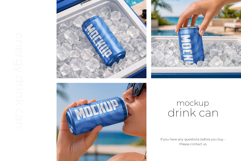 Energy Drink Can Mockup Set Product Image 5