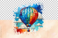 Hot Air Ballon Clipart - 04 Variation Product Image 5