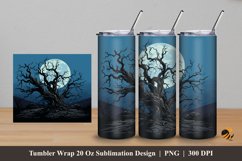 Dry Tree Tumbler Wrap Sublimation Design 5 Product Image 1
