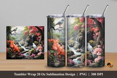 Wild Animals Tumbler Wrap Sublimation Design 5 Product Image 1