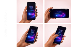 iPhone in Hand Mockup Set Product Image 5