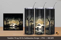Beautiful Sunlight Tumbler Wrap Sublimation Design 5 Product Image 1