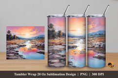 Beautiful Collaboration Tumbler Wrap Sublimation Design 5 Product Image 1