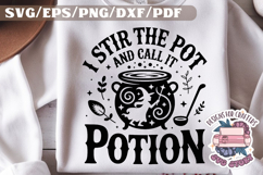 Halloween Witch Quote black and white SVG Funny PNG Sarcasm Product Image 1