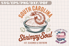 USA STATE America Vintage SVG Monochrome Design Food Product Image 1