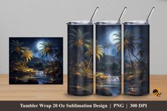 Ancient Nature Tumbler Wrap Sublimation Design 5 Product Image 1
