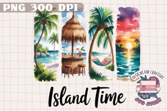 Brush Stroke Summer Holidays Sublimation Design PNG Beach Product Image 1