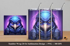 Master Penguin Tumbler Wrap Sublimation Design 5 Product Image 1