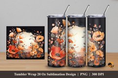 Natural Warmth Tumbler Wrap Sublimation Design 5 Product Image 1