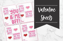 BFF Valentine Sticker Sheets Product Image 1