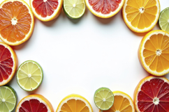 Citrus Fruit Border Background Product Image 1