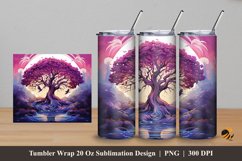 Forest Wonders Tumbler Wrap Sublimation Design 5 Product Image 1