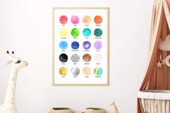 Educational Colors Theory Printable Poster material Product Image 4