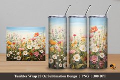 Sky Park Tumbler Wrap Sublimation Design 5 Product Image 1