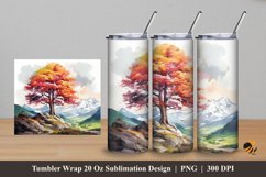 Wild Exoticism Tumbler Wrap Sublimation Design 5 Product Image 1