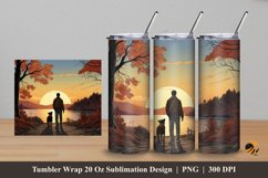 Journey Tumbler Wrap Sublimation Design 5 Product Image 1
