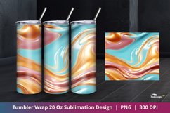 Acrylic Liquid Tumbler Wrap Sublimation 5 Product Image 1
