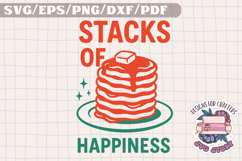 Funny Hand drawn Quote Aesthetics SVG Trendy Colorful Food Product Image 1