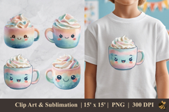 Cute Mug DTF Sublimation Clipart Design Product Image 1