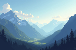 Scene Mountain background Product Image 1