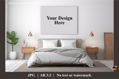 Bedroom Wall Poster Mockup Design Illustration 5 Product Image 1