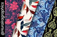 Floral Pattern Digital Papers Bundle Product Image 5