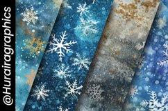 Winter Grunge Magic Digital Papers Bundle Product Image 5